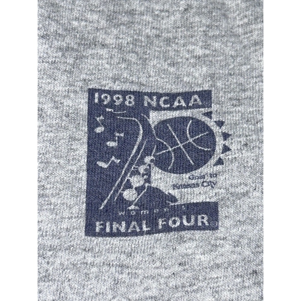 Vintage 1998 NCAA Womens Final Four Shirt Mens M Gray Basketball Nike USA 90s - Picture 4 of 8